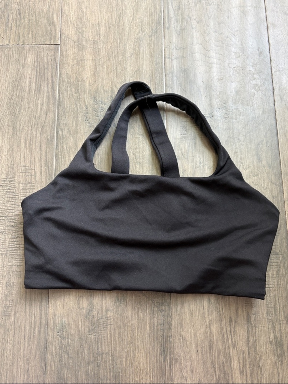 NOBULL Black Sleek Racerback Sports Bra